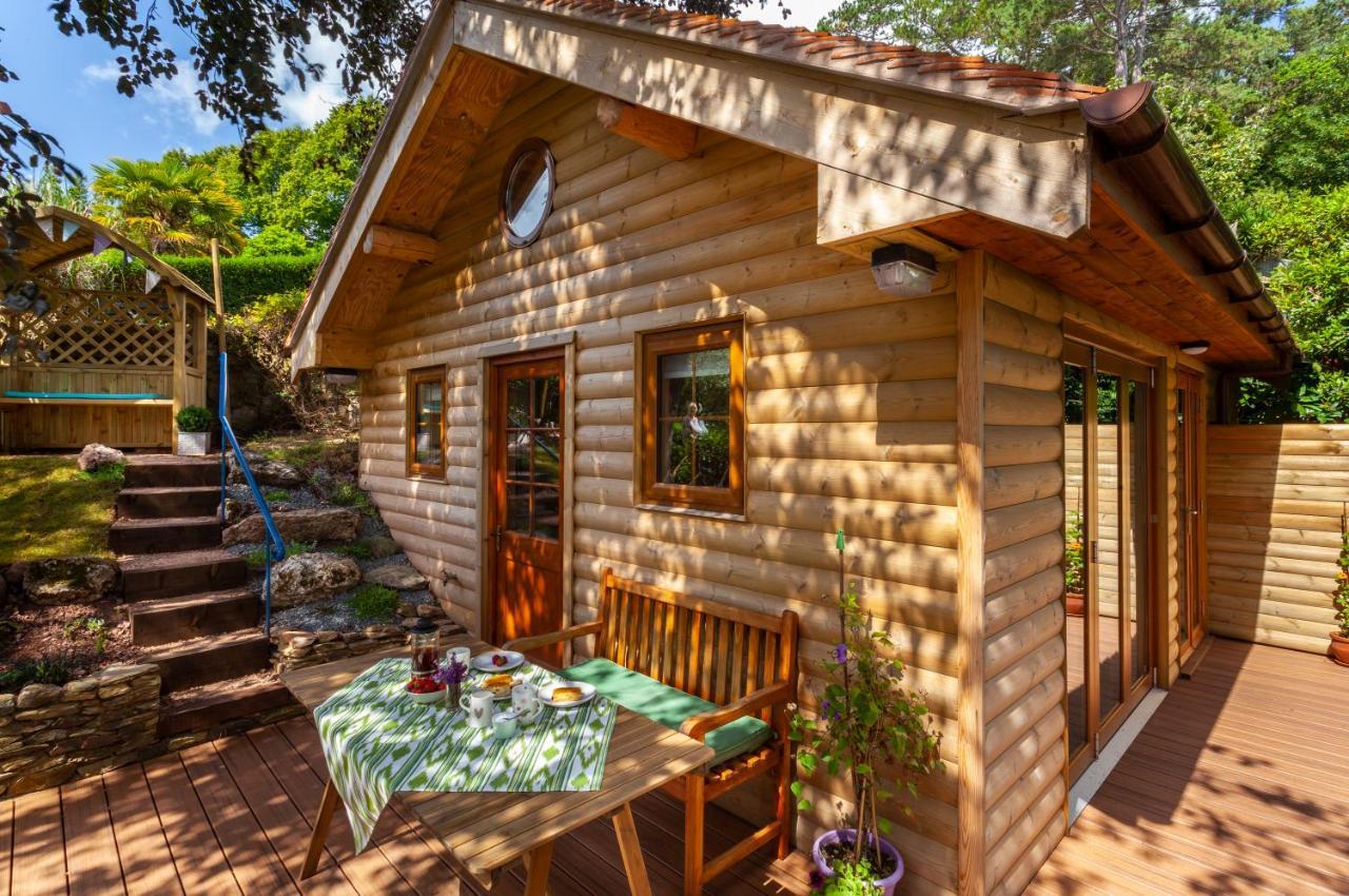 Porthole Log Cabin Minehead Dış mekan fotoğraf